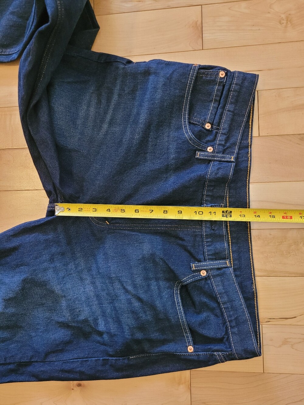 Levi's 514 men's size 40 straight leg blue jeans - Picture 3 of 6
